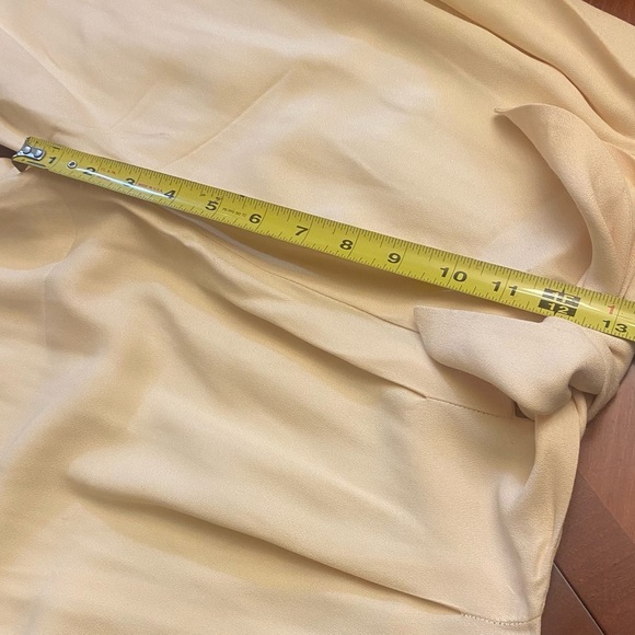 Vintage Trouser High Waisted Wide Leg Yellow Small - Picture 6 of 6